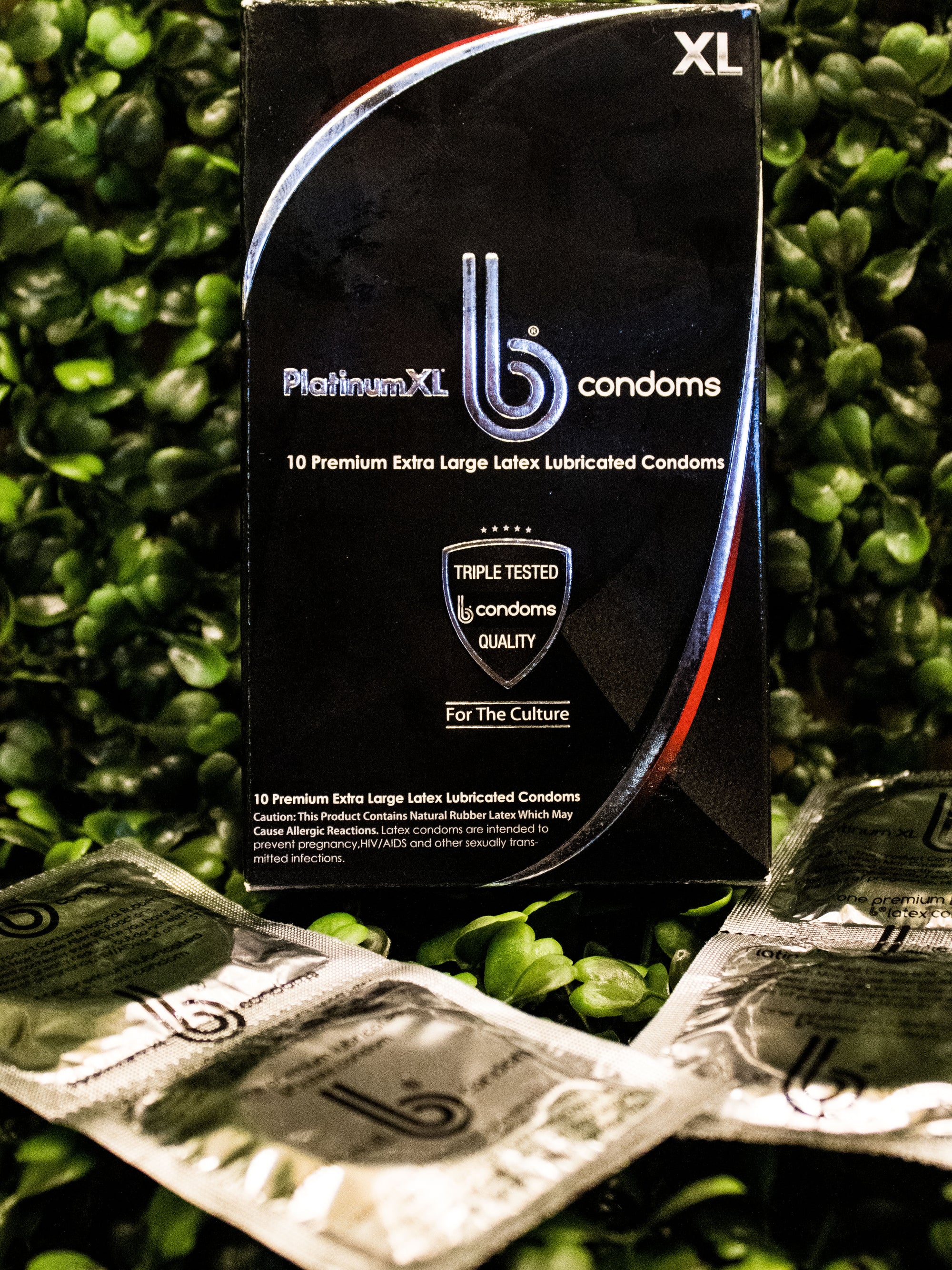b Condoms Platinum XL 10 Pack