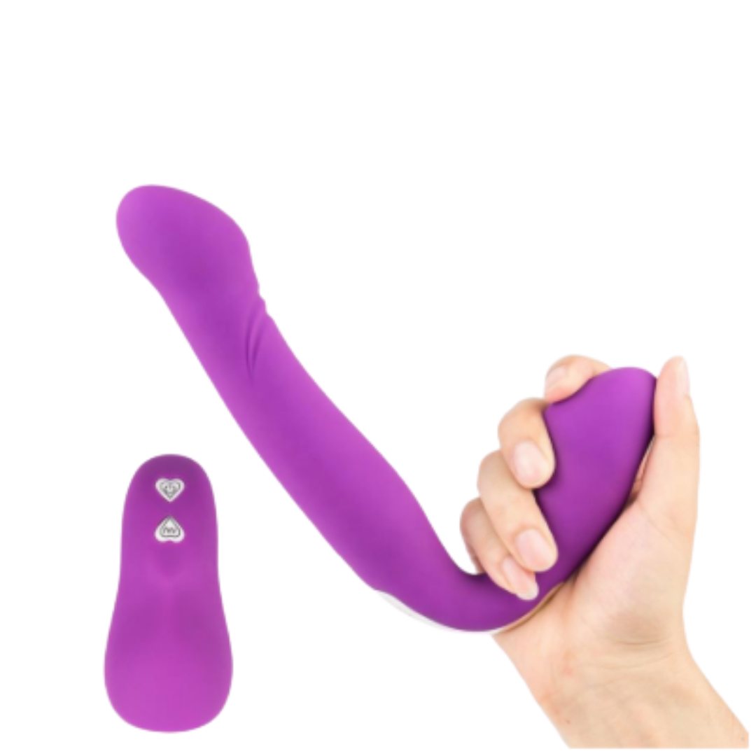 Double Trouble- Strapless Wearable Double Ended Vibrator - Image 3